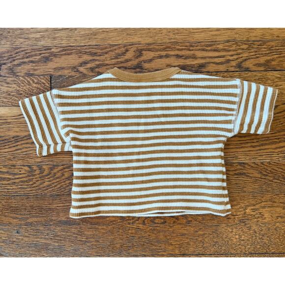 Quincy Mae Striped Top Size 3-6 Months - Picture 4 of 4